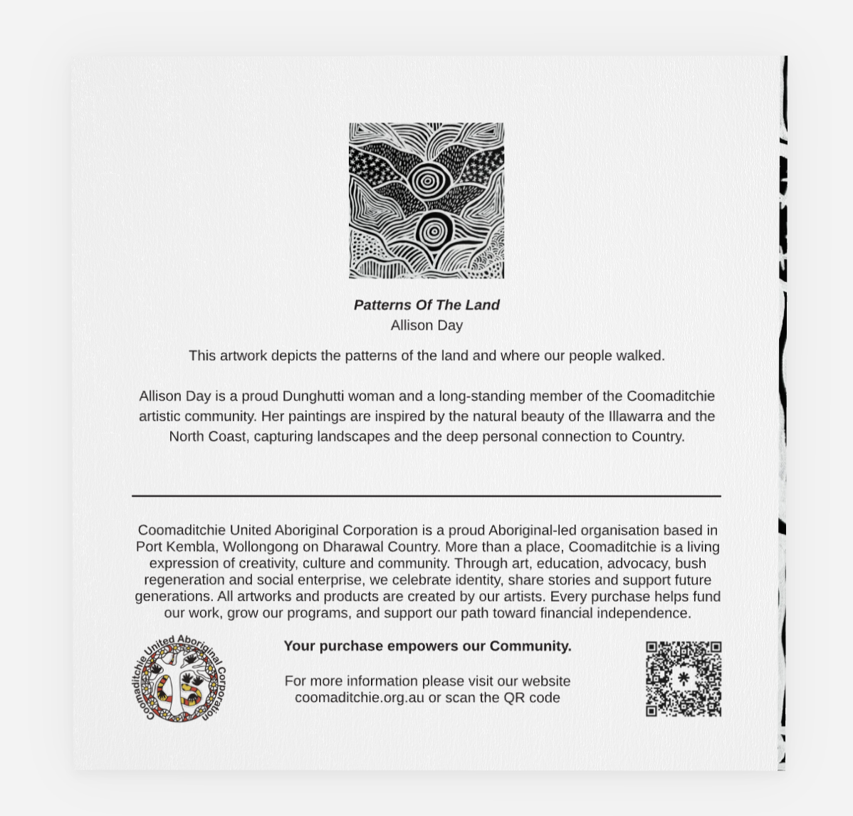 Patterns of the Land Greeting Card