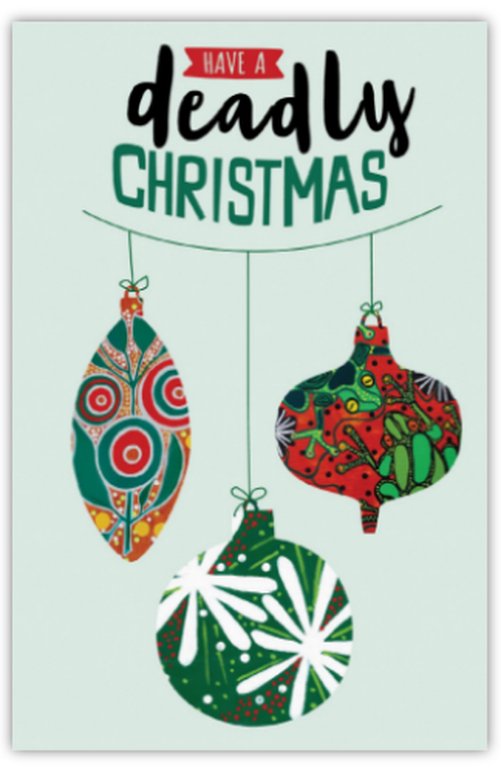 Deadly Christmas Green baubles