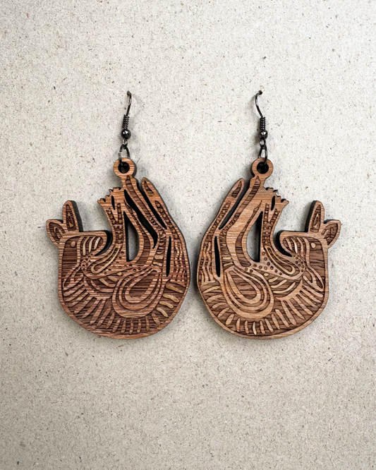 Kangaroo hook earrings