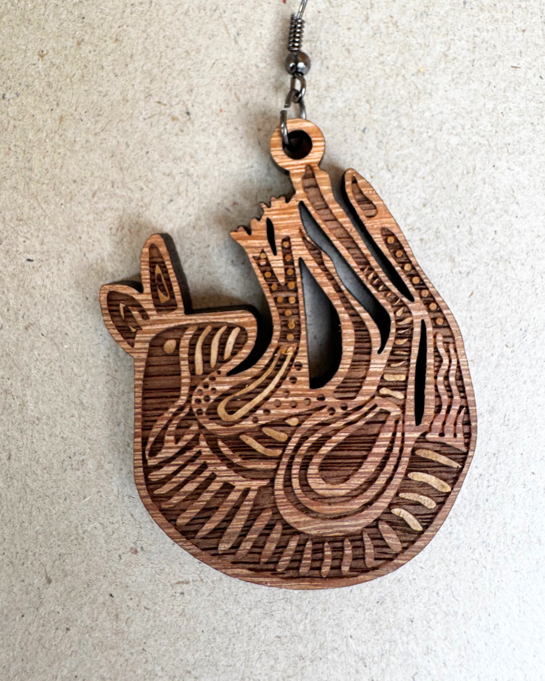 Kangaroo hook earrings