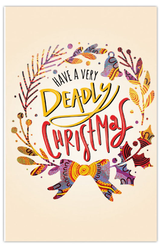 Have a Very Deadly Christmas wreath