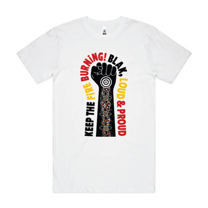 Blak, Loud & Proud Fist Tee - Colour print
