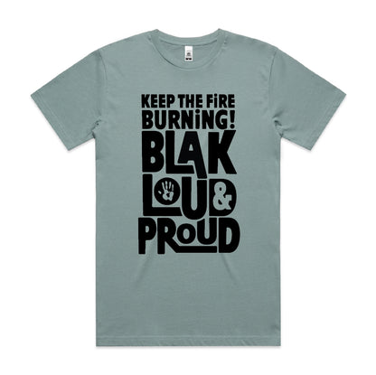 Blak, Loud & Proud Black Print Tee