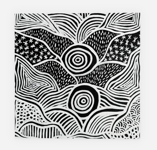 Patterns of the Land Greeting Card