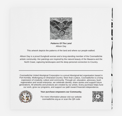Patterns of the Land Greeting Card