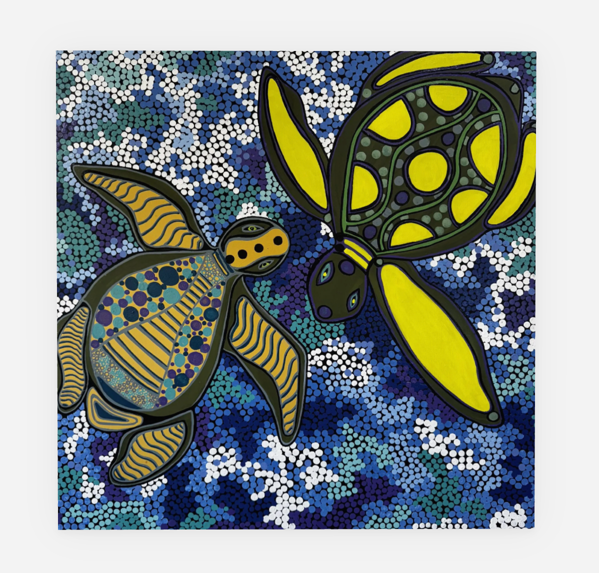 Sea Turtle Dreaming Greeting Card