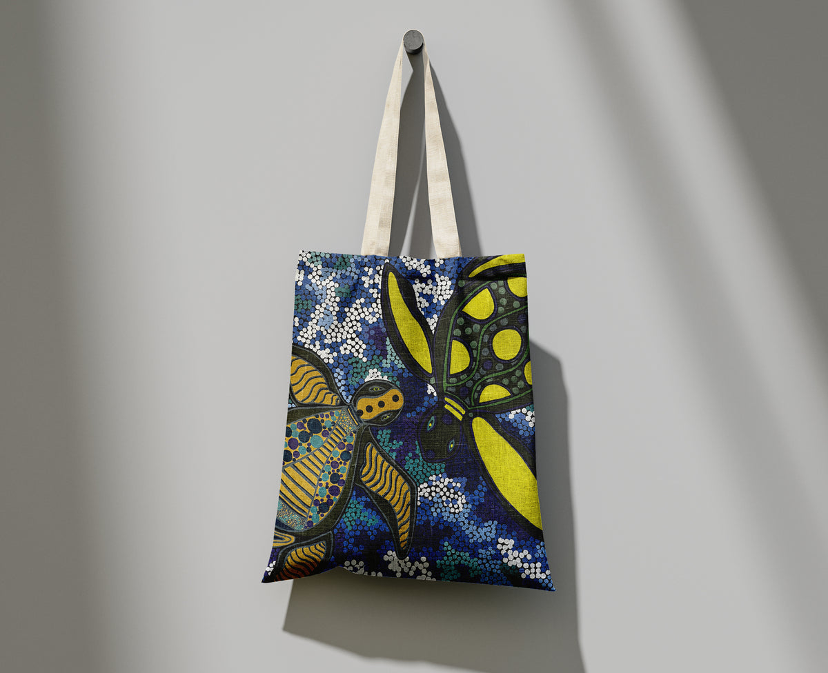 Sea Turtle Dreaming - Tote Bag
