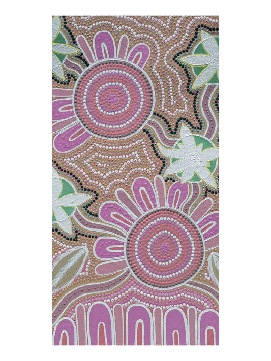 How The Flannel Flowers Came To Be - Plush Beach Towel