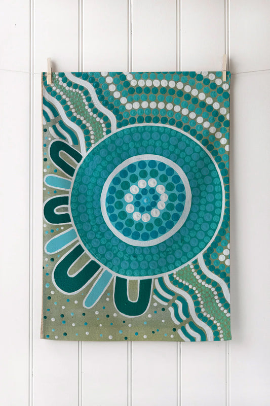 Caring for Country - Tea Towel